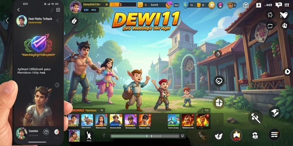Tampilan antarmuka DEWI11 yang bersih dan fungsional.