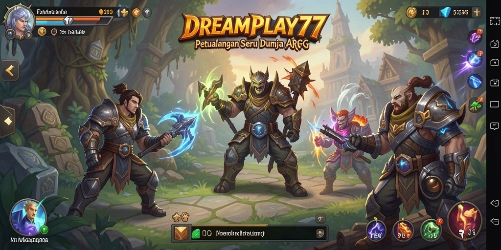Tangkapan layar menunjukkan aksi seru dalam gameplay ARPG.