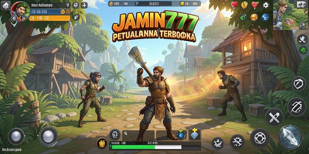 Screenshot dari gameplay seru di dunia terbuka JAMIN777.