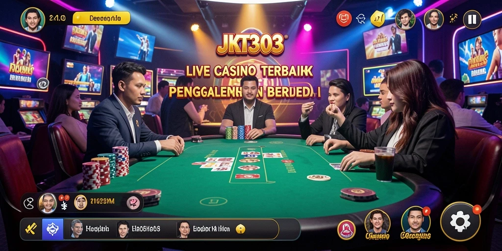 Tampilan gameplay live casino yang menarik dan interaktif.