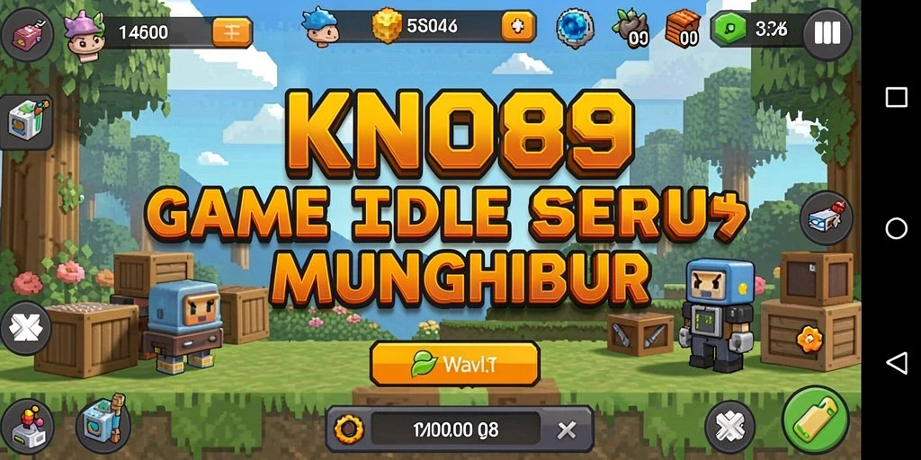 Screenshot gameplay KNO89 yang menampilkan siklus Idle yang menarik.
