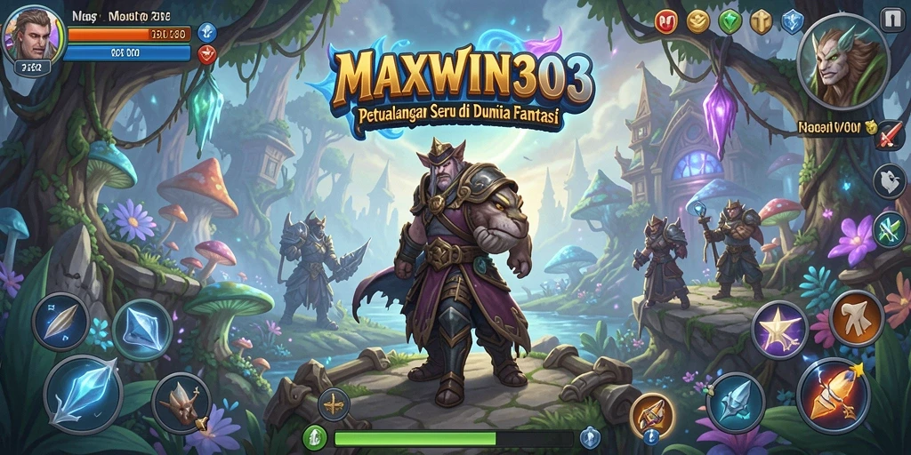 Tampilan gameplay MAXWIN303 yang mengasyikkan di dunia petualangan.