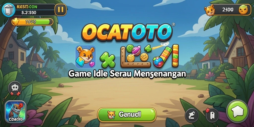 Tampilan gameplay OCATOTO yang menarik dan menghibur.