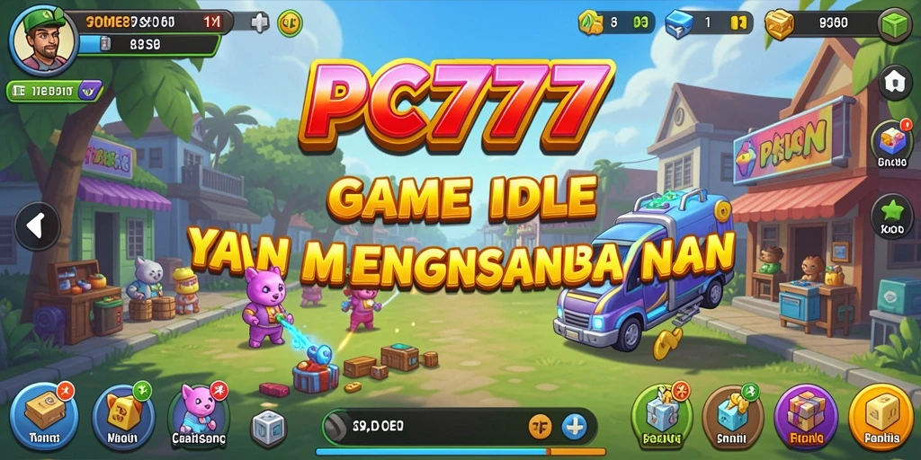 Tampilan gameplay <strong>PC777</strong> yang menarik dan penuh warna.