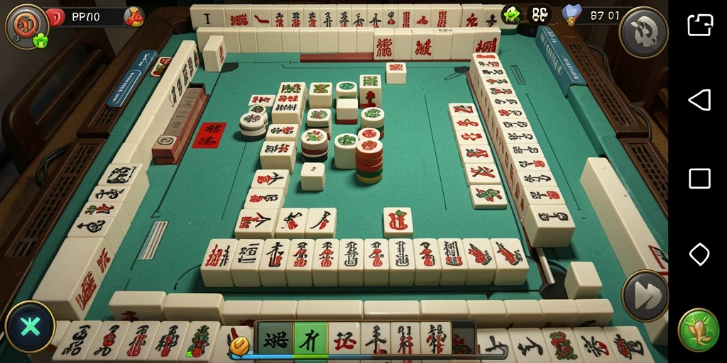 Screenshot utama PP7 menampilkan gameplay Mahjong yang seru dan menantang.