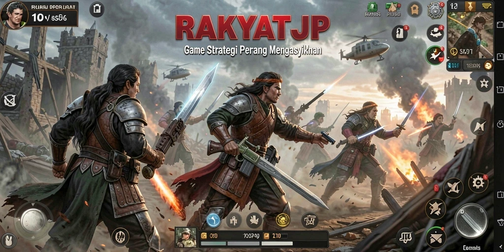 Tampilan gameplay RAKYATJP yang seru dan penuh strategi.