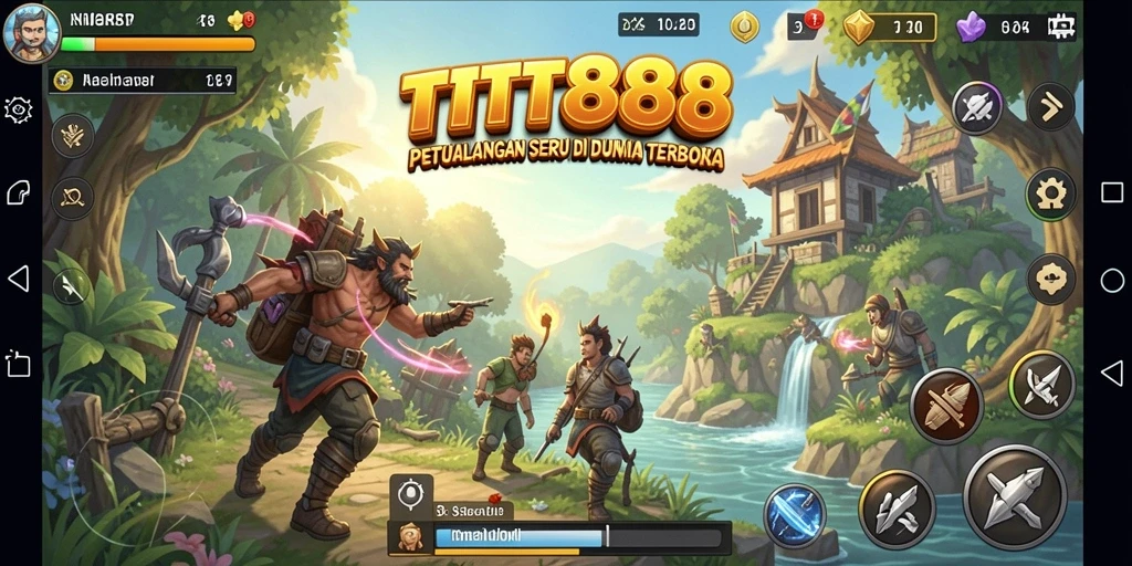 Gameplay seru di dunia terbuka TTT888.